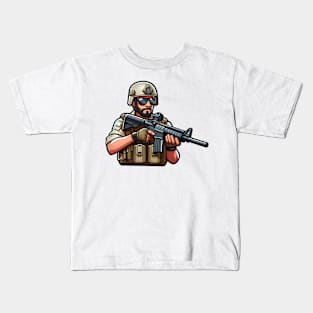 Tactical Man Kids T-Shirt